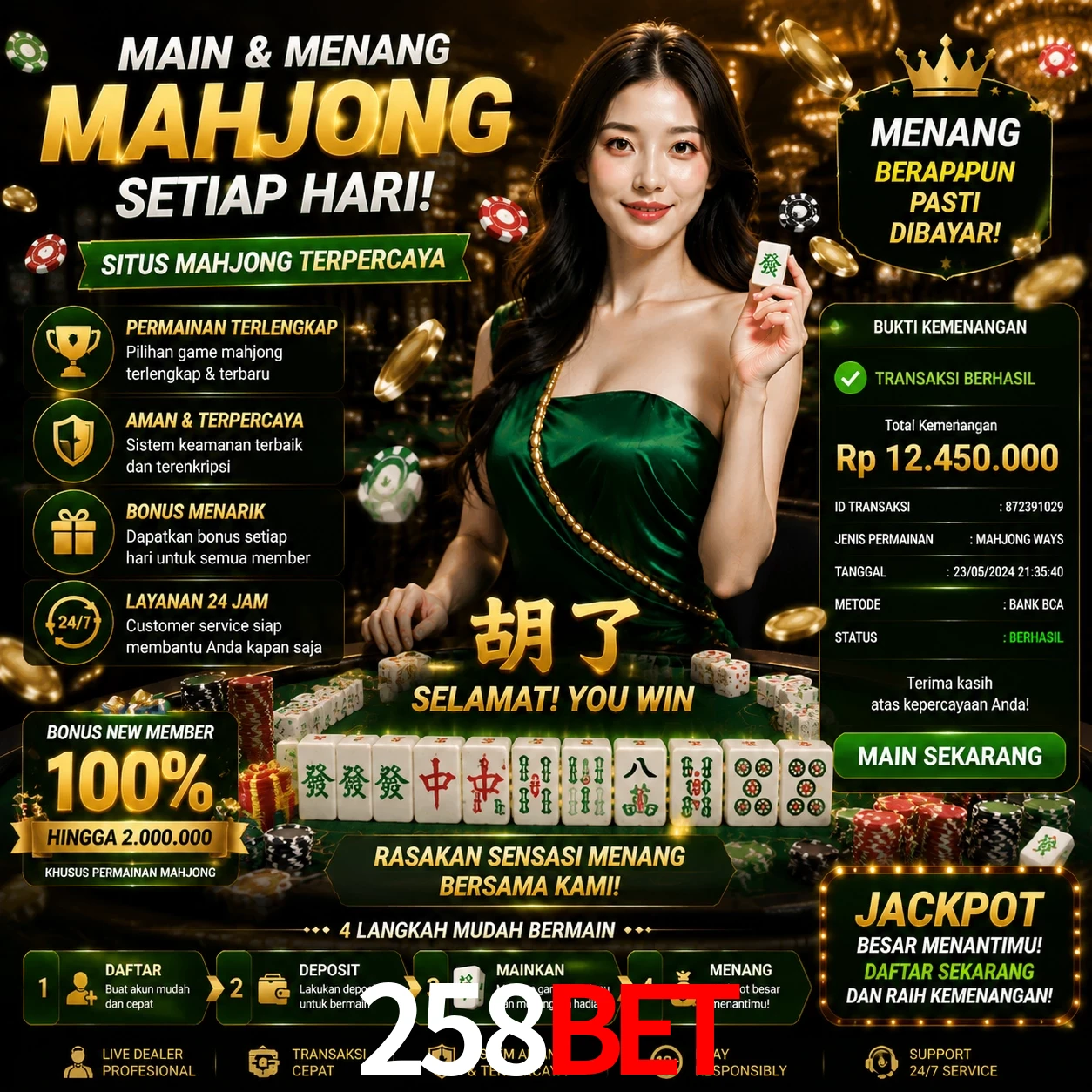 Ganhar e sacar na 258bet